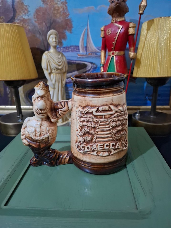 Bej Renkli Karakter Kulplu Tankart Kupa - Görsel 3