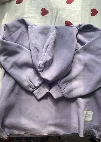 Western Digital Mor Kapüşonlu Rahat Kesim Kadın Sweatshirt