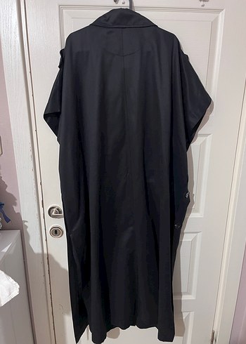 Siyah Uzun Kadın Kaftan - Görsel 4