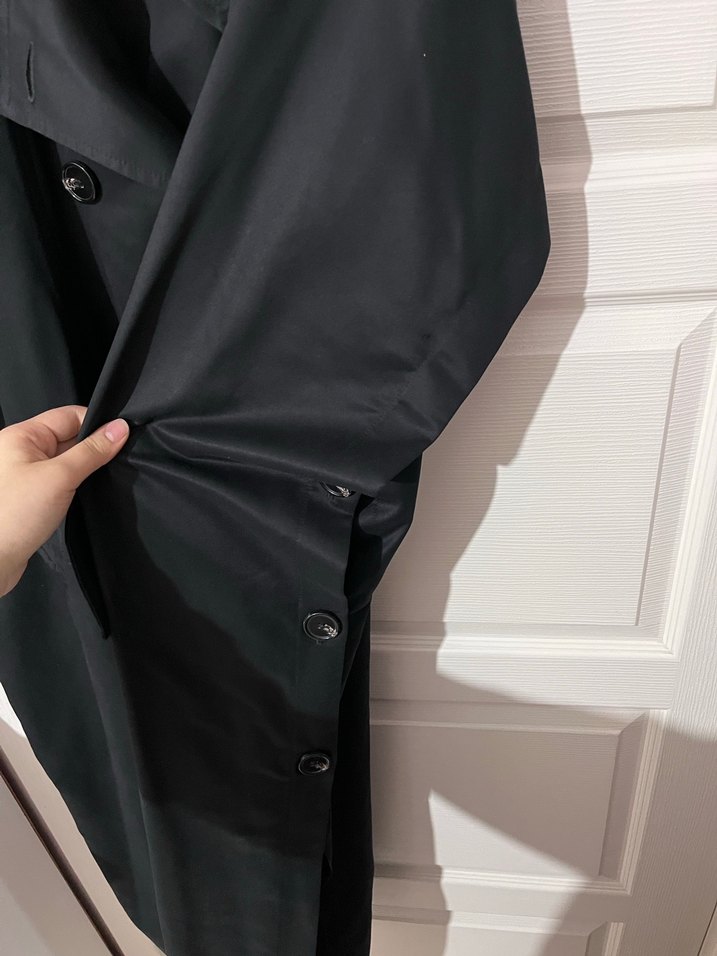 Siyah Uzun Kadın Kaftan - Görsel 3