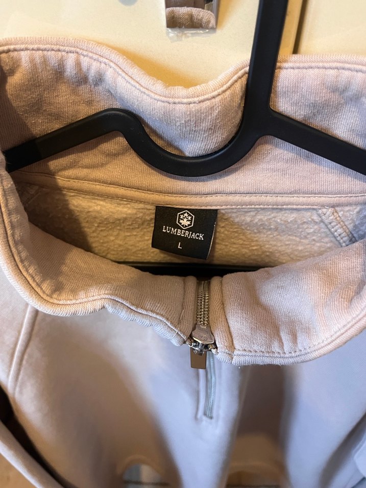 Yarım Fermuarlı Bej Kadın Sweatshirt - Görsel 2