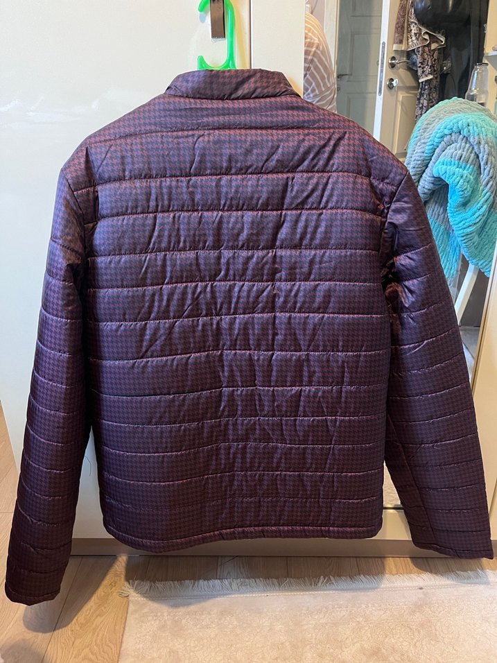 Bordo Erkek Şişme Ceket - Görsel 2