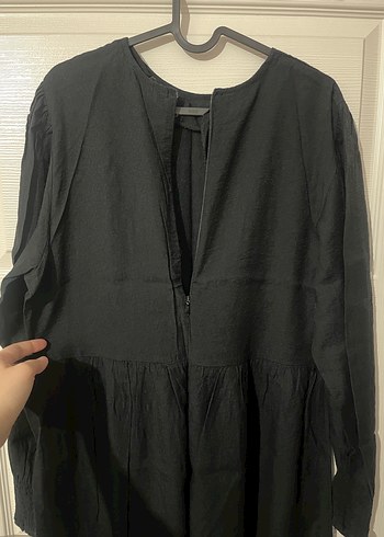 Kadın Siyah Uzun Elbise - Görsel 5