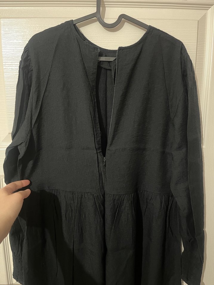 Kadın Siyah Uzun Elbise - Görsel 5