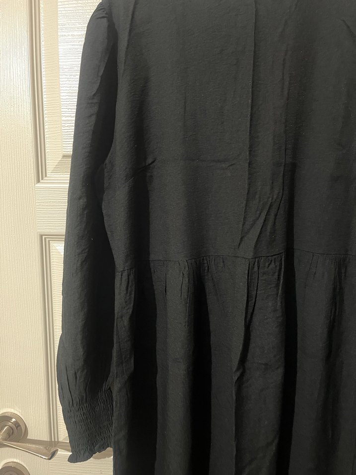 Kadın Siyah Uzun Elbise - Görsel 2