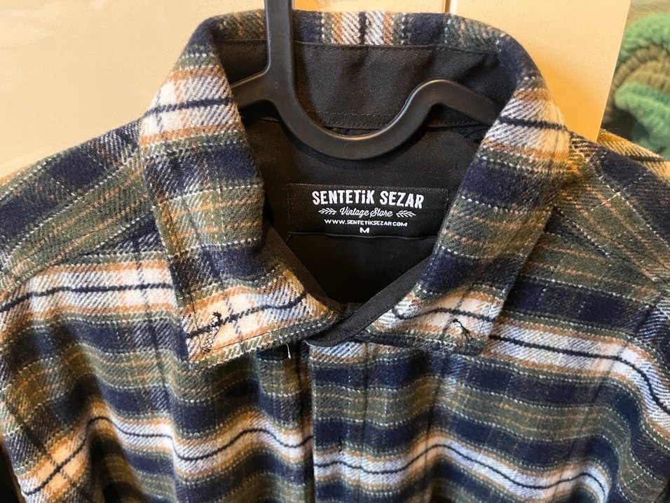 Sentetik Sezar Oduncu Gömlek - Görsel 2