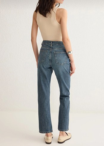 Kadın Jean Denim Pantolon - Görsel 5