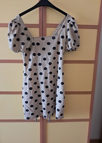 MANGO Puantiyeli Mini Elbise S