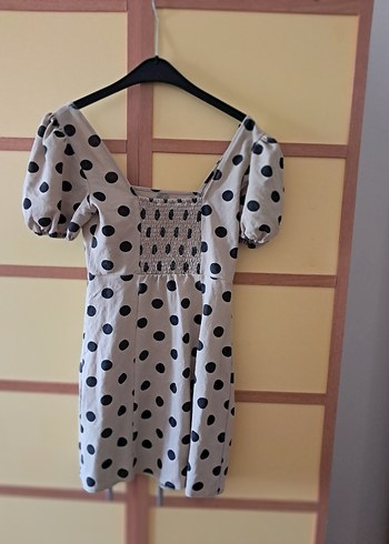 Mango MANGO Puantiyeli Mini Elbise S