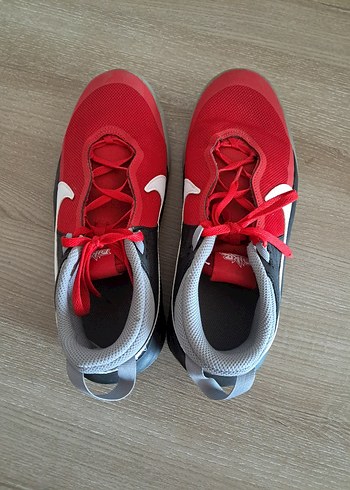 39 Beden kırmızı Renk Nike Kırmızı Elastik Bağcıklı Basketbol Ayakkabısı