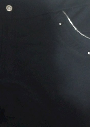 Düğmeli lacivert Kadın eşofman altı - Görsel 3