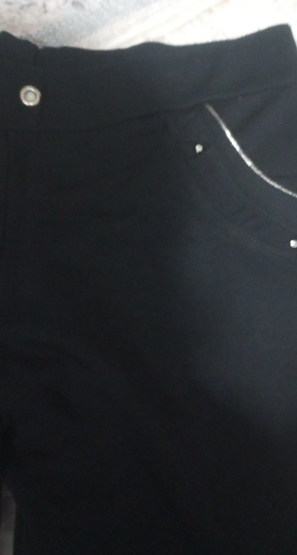 Düğmeli lacivert Kadın eşofman altı - Görsel 3