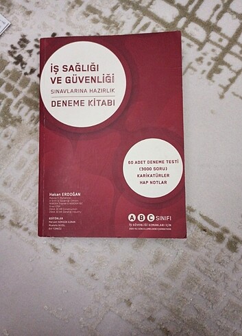A B C sınıfı İSG sınavına hazırlık kitabı 