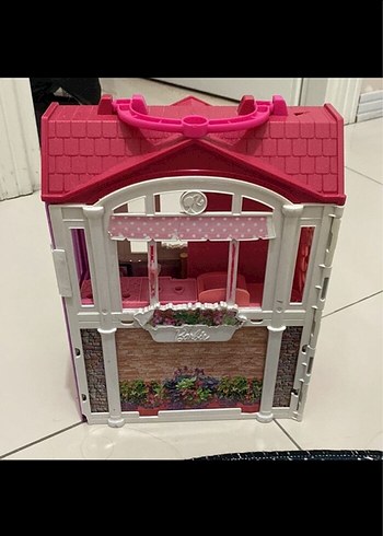 Pembe Renkli Oyuncak Ev Seti - Görsel 4