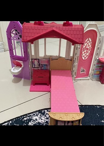 Pembe Renkli Oyuncak Ev Seti - Görsel 2