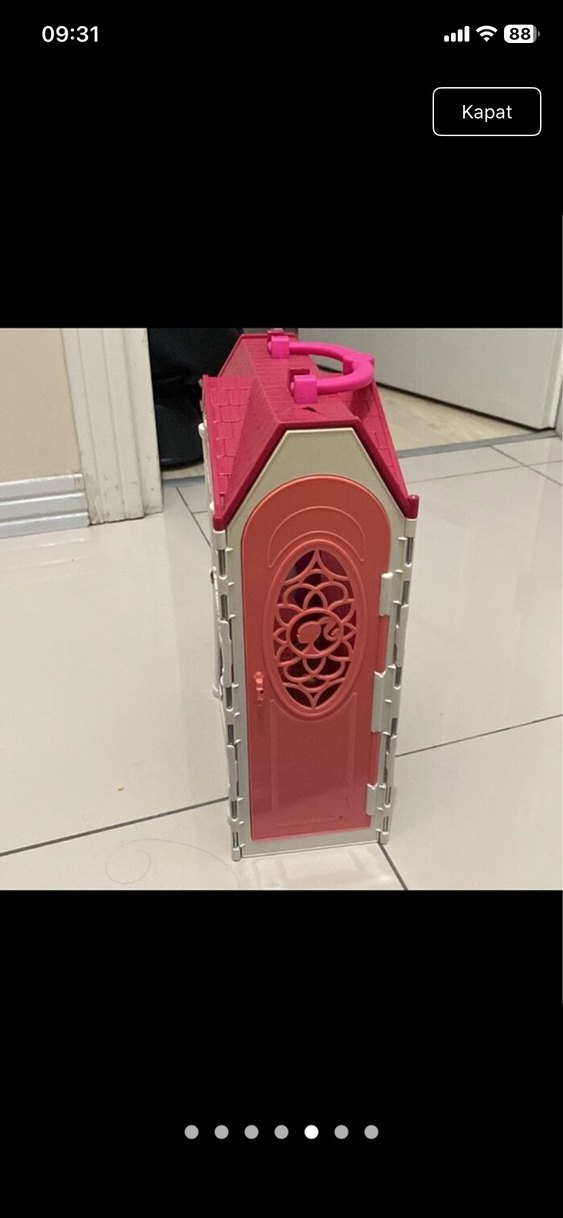 Pembe Renkli Oyuncak Ev Seti - Görsel 5