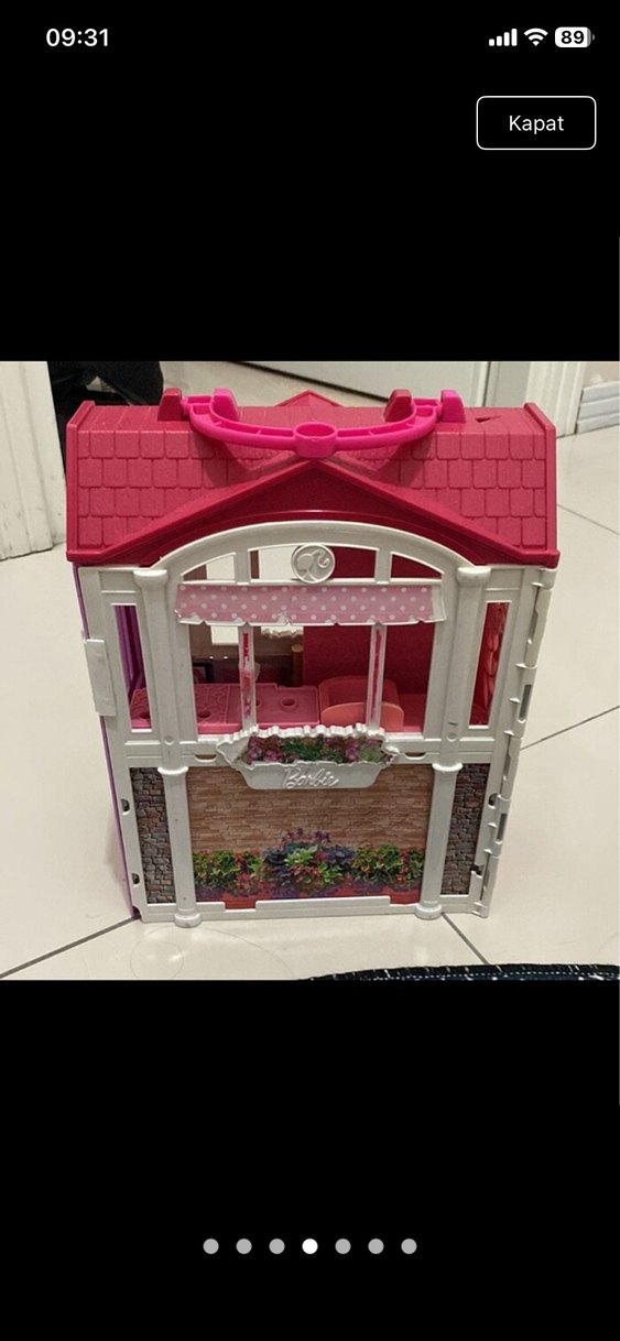 Pembe Renkli Oyuncak Ev Seti - Görsel 4