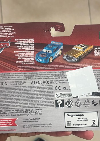 Cars İkili Araba Mcqueen