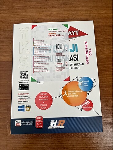 Hız ve renk ayt biyoloji soru bankası