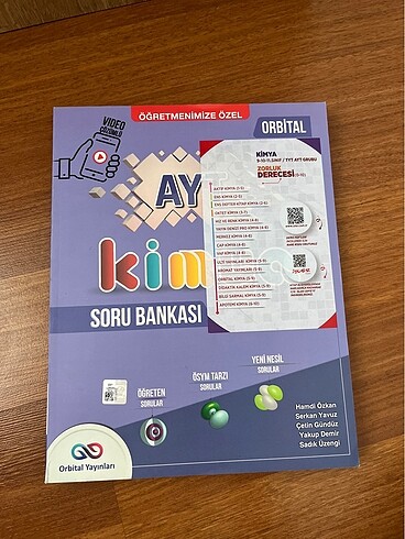 Orbital ayt kimya soru bankası