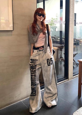 İthal Desenli Salaş Kadın Esofman - Görsel 3