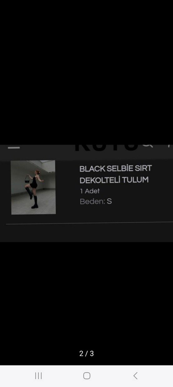 Siyah İnce Askılı Kadın Şort Tulum - Görsel 2