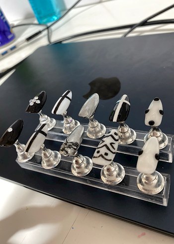 Jel tips el yapımı kişiye özel takma tırnak - Görsel 2