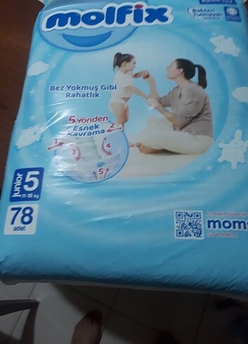 5 Numara Molfix 78 adet