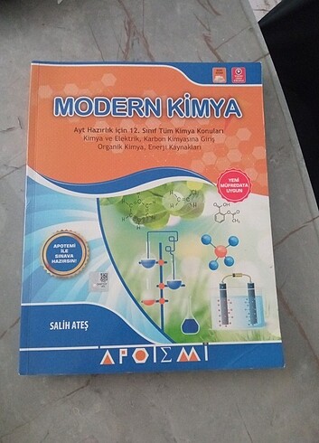 APOTEMİ Yayınları MODERN KİMYA AYT HAZIRLIK 