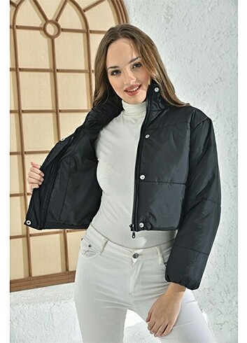 s Beden Bigdart Crop Mont (Yepyeni)