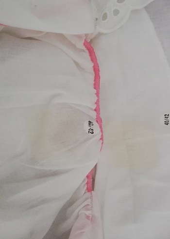 Vintage gecelik sabahlık takım Nakışlı Beyaz  Gecelik - Görsel 5