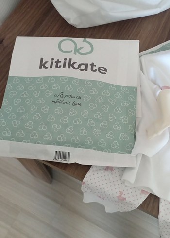 KitiKate Bebek Kız Beyaz Fermuarlı Hastane Kıyafeti