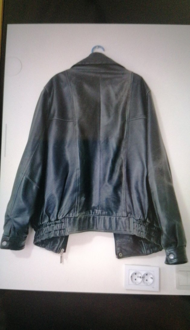 Siyah Deri  Ceket - Görsel 3