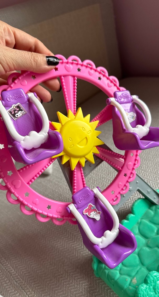 Renkli Pembe Dönme Dolap Oyuncak - Görsel 2