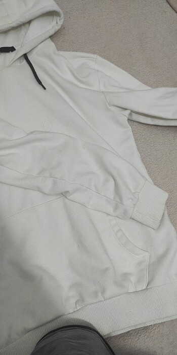 13-14 Yaş Beden beyaz Renk Sweatshirt