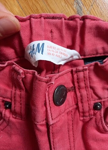 18-24 Ay Beden kırmızı Renk H&m pantalon