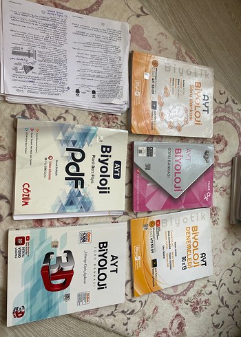 AYT Biyoloji Soru Bankası ve Deneme Kitapları