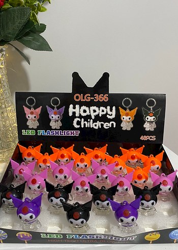 Işıklı Kuromi Anahtarlık - Görsel 2