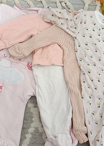 Kız Çocuk Pembe Pamuklu Uzun Kollu Pijama