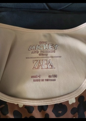 8 Yaş Beden Kız Çocuk Baskılı Kolsuz Crop Top Zara