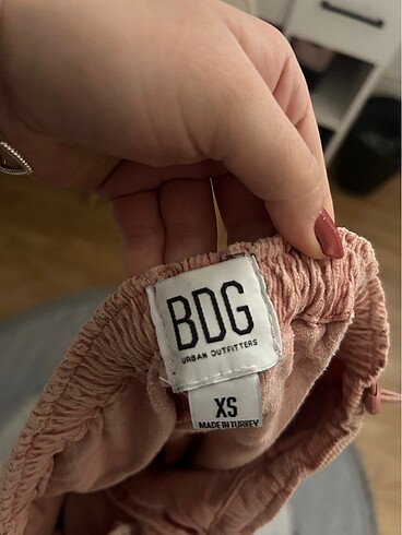 xs Beden bdg paraşüt pantolon kadife