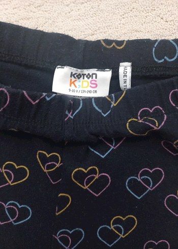 Koton kız çocuk penye tayt - Görsel 3