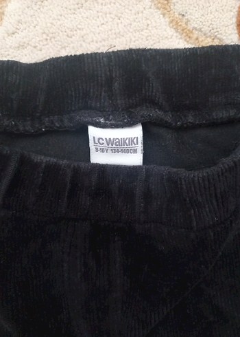 Lcwaikiki kız çocuk kadife tayt - Görsel 3