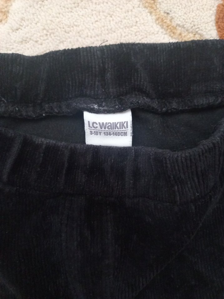 Lcwaikiki kız çocuk kadife tayt - Görsel 3