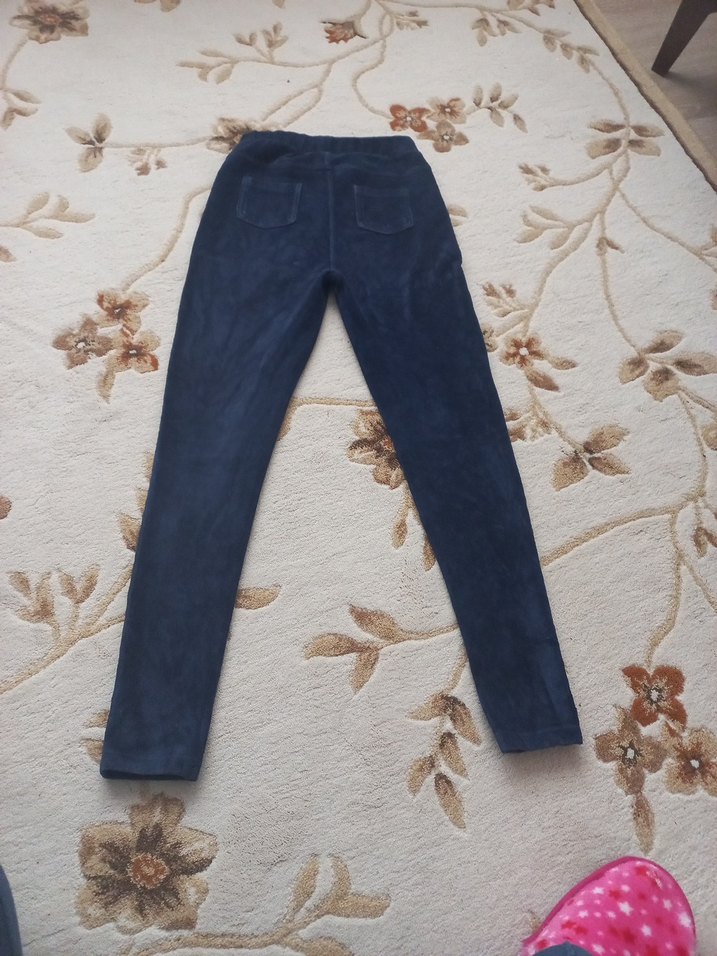 Lcwaikiki kız çocuk kadife tayt - Görsel 4