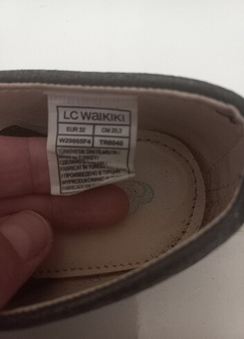 32 Beden siyah Renk Lcwaikiki kız çocuk simli babet