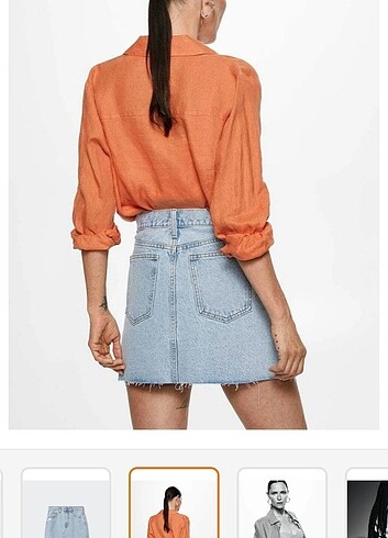 Mango denim etek xxs beden