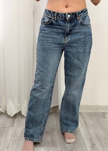 Trendyol & Milla Dusuk Bel Mavi Denim Jean