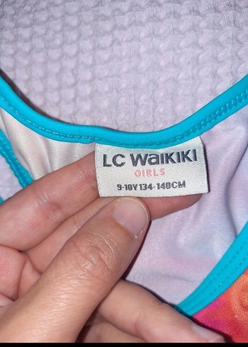LC Waikiki Kız Çocuk Renkli Tie-Dye Bikini Takımı