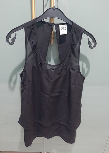 Vero Moda Siyah Kolsuz Bluz